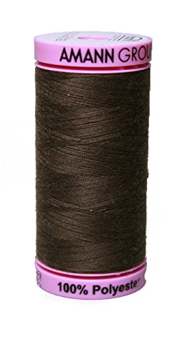 Zwirn 100 % Polyester ASPO PES 120 Amann braun 500 m (1182)