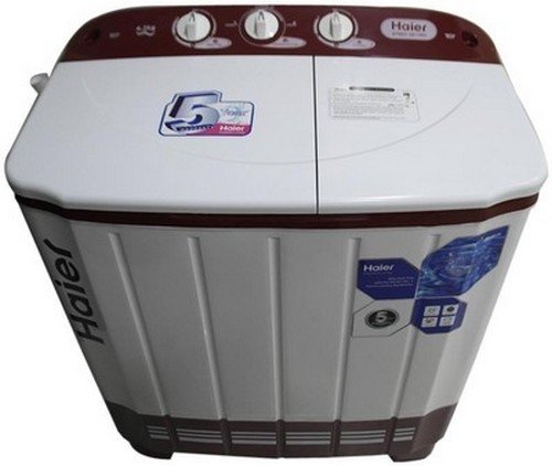 Haier XPB 65-113S/HTW65-113S Semi-automatic Top-loading Washing Machine (6.5 Kg, Ruby Red) RS.8600 (22.00% Off) - Amazon
