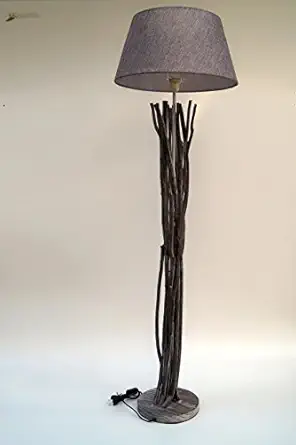 Tu Casa P2-B 220-Watt Floor Lamp (Grey)