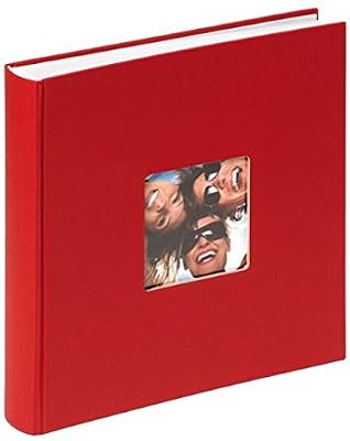 Walther, Fun, Album De Photos, FA-208-R, 30x30 cm, 100 Pages Blanches, Rouge