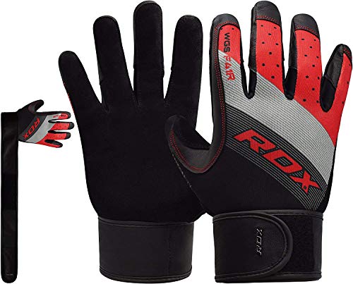 Preisvergleich Produktbild RDX Fitness Handschuhe Wettbewerb Trainingshandschuhe Handgelenkschutz Gewichtheben krafttraining Sporthandschuhe Bodybuilding Rindsleder Workout Gym Gloves Medium (MEHRWEG)