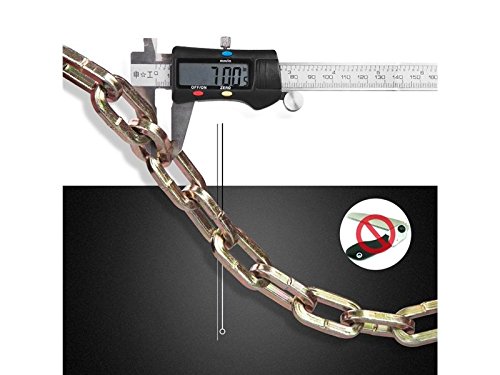 ATTOUPAN Fahrrad Lock Fahrrad Outdoor Diebstahlschutz 5 Digitale Passwort Bike Kette Lock (Wie Abgebildet)