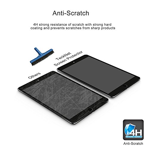 iPad Air Schutzfolie, TeckNet® [2-Pack] Clear HD Schutzfolie AntiReflex für Apple Air 2 / Air 1 Displayschutz Screen Protector mit extra hoher Widerstandskraft – Klar - 5