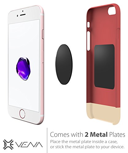 Vena supporto magnetico auto [Magnetic | DISC-M] Universale CD Slot Alluminio Car Mount supporto magnetico per smartphone, iPhone X/8/8 Plus/7/7 Plus, Galaxy S9 / S9 Plus /Note 8 / S8/S8 Plus, Moto G5/G5 Plus, LG G6, Google Pixel/XL