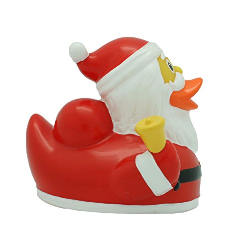 LiLaLu 8,5 cm Santa Duck Spielzeug (Mehrfarbig) - 4