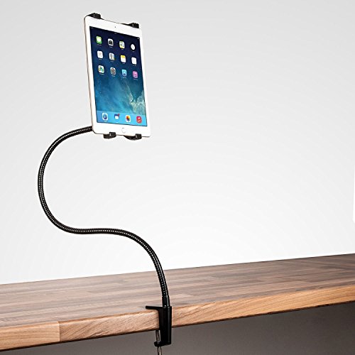 MCHSHOP Ipad Halterung 360 Grad Drehbar Schwanenhals Tablet halterung Flexibel Winkel verstellbar Tablet Halter für iPad Mini/iPad 2/3/4/iPad Air/Air 2 Samsung Galaxy Tab (Compatible with all 7-10 inches Devices) - 7