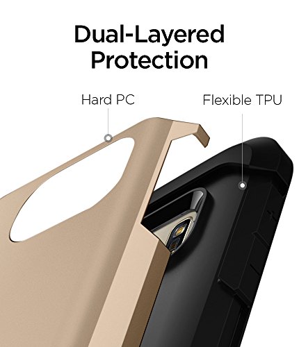 Spigen Tough Armor - Funda para Samsung Galaxy S7 color dorado reviews Spigen Tough Armor - Funda para Samsung Galaxy S7 color dorado