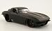 Produktbild Chevrolet Corvette Stingray, mattschwarz/schwarz, 1963, Modellauto, Fertigmodell, Jada 1:18