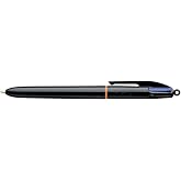 BIC 12'li Paket T&uuml;kenmez Kalem, 4'l&uuml; Paket PRO Renkli, Siyah, Orta U&ccedil;lu, 4 Klasik Renk