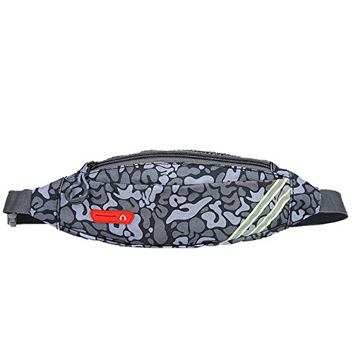 Preisvergleich Produktbild Msliy Unisex Tasche Gürteltasche Bauchtasche Hüfttasche Camo Mode Multifunktion Wasserdicht Atmungsaktiv Reise Wandern