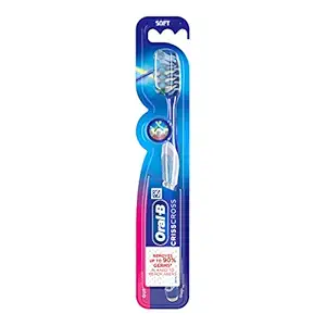Oral B CrossAction Pro-Health 7 Benefits Toothbrush - 1 Unit, Soft (Colors May Vary)