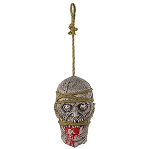 Buy Amscan Hanging Zombie Head Creepy Halloween Trick Or Treat