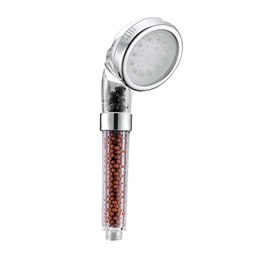 LED Handbrause ,Duschkopf, Marsoul LED Wassertemperaturgesteuert 3 Farbwechsel Doppelfiltration Massage Spa Duschkopf (25*8cm, 3 Farbe) - 2