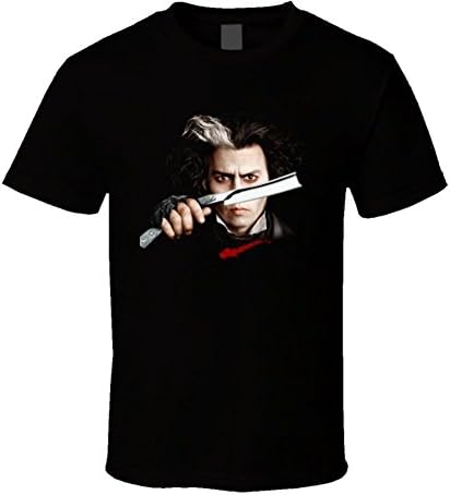 Delifhted Sweeney Todd Johnny Depp Tim Burton Movie T Shirt
