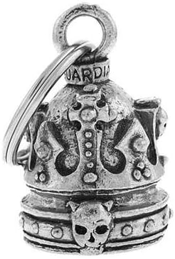 Skull Crown Guardian Angel Bell