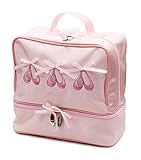 Katz Dancewear Beautiful Girls Pink satin ballet dance shoe hand bag KB37 Christmas Birthday Present