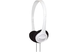 KOSS (Kph7w Black & White on Ear Per Iphone, MP3 E Smartphone