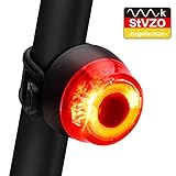 ▲【IPX4 Wasserfest, Sorgenfrei】--Die IPX4 wasserdicht Fahrradlampe widerstehen allen nachteiligen Wetterbedingungen，reiten in Regen ist sicher und sorgenfrei. Kostenlose Rücksendung innerhalb von 3 Monaten falls nicht zufrieden, 1 Jahr Garantie.