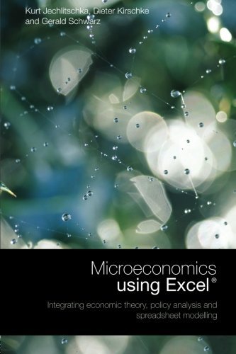 Microeconomics using Excel: Integrating Economic Theory, Policy Analysis and Spreadsheet Modelling by Gerald Schwarz (2007-09-14)