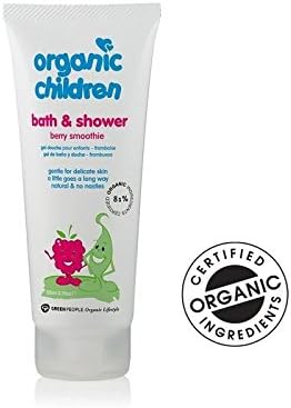 Organic Children Bath &amp; Shower Berry Smoothie 200ml - Pack of 2