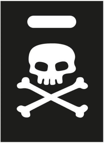 Creative Party Pirate Skull & Crossbones Party Loot Bags (8 Pack)