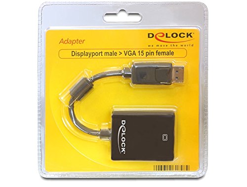 DELOCK Displayport Adapter (VGA, 0,2 m) schwarz - 2