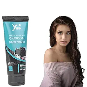 YANA INSTANT WHITENING CHARCOAL FACE WASH / FACE WASH FOR SCARS BOYS