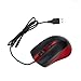 Produktbild Fcostume Wired USB 1200DPI Optical Mouse Gaming-Maus für PC-Laptop-Spiele (rot)