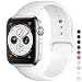 Produktbild iBander Sport Armband Kompatibel mit Apple Watch 44m 42mm, weiche SilikonersArmbänder für iWatch Serie 4, Serie 3, Serie 2, Serie 1 M/L