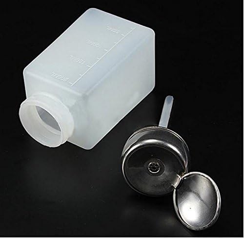 TFXWERWS 200ML Portable Acetone and Nail Polish Remover Pump Dispenser Empty Bottle