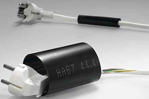 Preisvergleich Produktbild Hellermann Tyton 321 – 30000 Rohr termorestringente schwarz 10Stück (die) Isolierung der Kabel