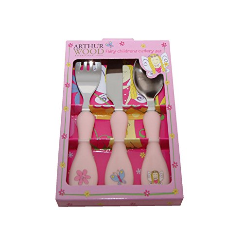 Preisvergleich Produktbild Arthur Wood Fairy Kinder Besteck Set, Silber