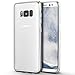 Produktbild Mture Schutzhülle Samsung Galaxy S8 Hülle , Kratzfeste Plating TPU Case für Galaxy S8 Bumper Case , Crystal Clear Silikon Case Handyhülle Tasche für Galaxy S8 Case Cover- Silber