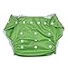 EOZY 1pc Reusable Washable Baby Infant Toddler Soft Cloth Diaper Nappy Covers Adjustable Babies Newborn Weighing 3-13kg Green