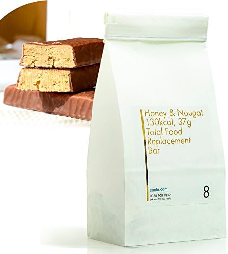8 eontu Honey & Nougat 130kcal Total Food Replacement Bars