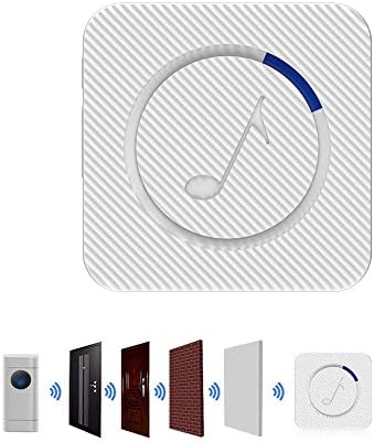 XZC Push Button With 36 Melodies, Enjoy a Remote Doorbell / Wireless Plugin Doorbell Kit, Operating at 500 Feet / 150 Meters Range