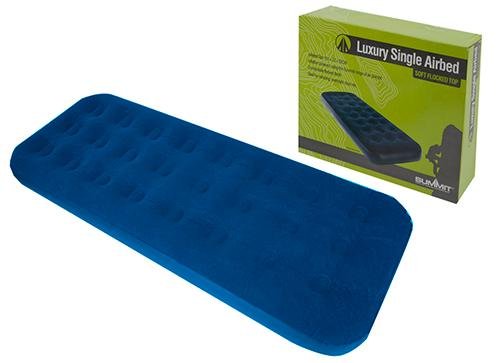 Preisvergleich Produktbild Luxury Summit beflockte Luftmatratze Einzel