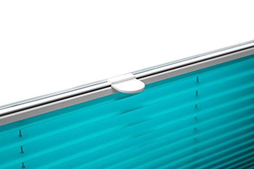 PLISSEE FALTROLLO 65×120 cm HELLGRAU INKL. KLEMMTRÄGER JALOUSIE – MEGA AUSWAHL IM SHOP – 80 BREITEN – 12 FARBEN - 5