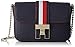 Produktbild Tommy Hilfiger Damen TH Heritage Mini Xover Umhängetasche, Blau Navy, 17x6.5x12.5 cm