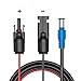 Produktbild MC4 Solar zu 8mm Adapterkabel 48 Zoll Perfektes Arbeiten Für Goal Zero Yeti Tragbarer Stromgenerator Kraftwerk Produkte (Männlich positiv und weiblich negativ)