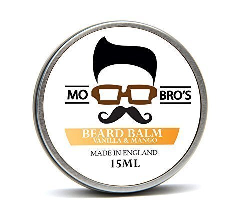 Mo Bro's - Beard Balm 15ml Tin Made in England - 6 Different Scents (Vanilla & Mango)