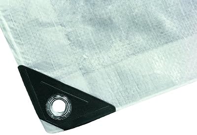 Noor Protection de Bâche 200 g/m² Blanc 3 x 6 m