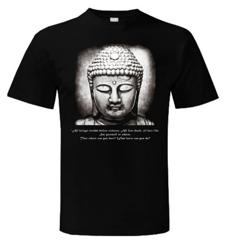 Tribal T-ShirtsBuddha Vegetarian Quote Men's T-Shirt