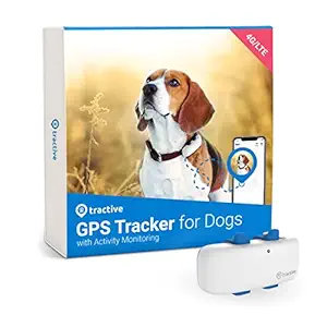 Tractive GPS Dog LTE - GPS Dog Tracker and Dog Activity Monitor with Unlimited Range, Waterproof (Newest Model)