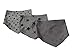 Fitzibiz Baby Girls' Neckerchief Grey Grau/Lila