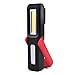 Produktbild Zuoao LED Arbeitsleuchte Taschenlampe 3W COB Werkstattlampe Superhelle Arbeitslicht Inspektionslampe Wiederaufladbare für Haushalt Werkstatt Auto Notfall mit Ständer, Haken und Magnetfuß