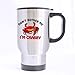 Produktbild Funny Crabby Crab Mug - Don't Bother Me I'm Crabby - (Sliver) Mug Stainless Steel Travel Mugs - 14oz sizes by Funny Mugs
