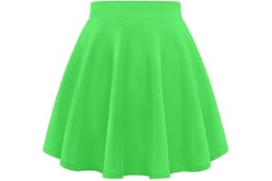 Gum & Berries Mini jupe patineuse évasée taille haute pour filles tenue décontractée de danse et de fête