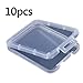 Produktbild Water & Wood 10pcs TF Micro SD SDHC MMC CF Memory Card Case Plastic Clear Holder Box Storage