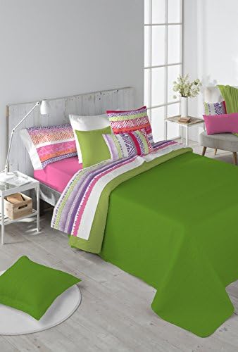 Two Coloured Spring/ Summer Quilt - Free Shipping - All bed dimensions - Two-tone Duvet (Bed of 54" (Standard Double), Lime)